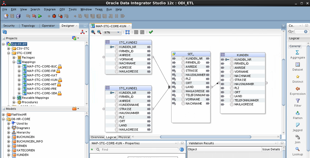 Abbildung 1: Oracle Data Integrator Classic