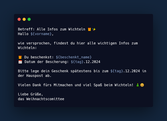 E-Mail-Beispiel