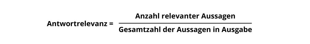 Antwortrelevanz